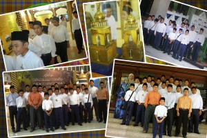Gambar kenangan penuntupenuntut Thanawi 1A & guru-guru pengawas